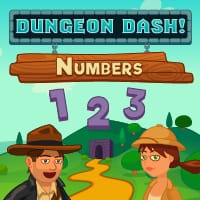 Adventure Man Dungeon Dash - Numbers