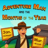 Adventure Man - Months of the Year