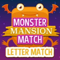 Monster Mansion Match - Letter Match