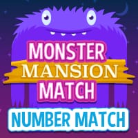 Monster Mansion Match - Number Match