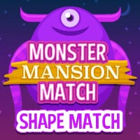 Monster Mansion Match - Shape Match