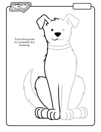 Complete the Drawing - Dog
