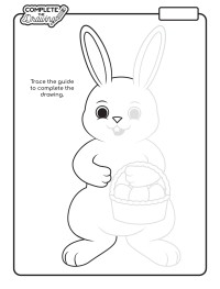 Complete the Drawing - Easter Bunny