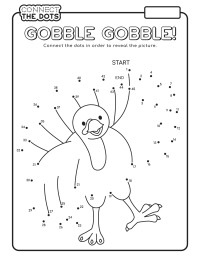 Connect the Dots - Gobble Gobble!