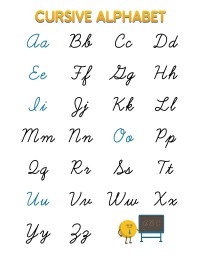 Cursive Alphabet