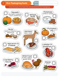 First Thanksgiving Foods