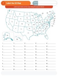 Label the US Map
