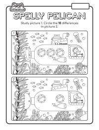 Spot the Difference - Spelly Pelican