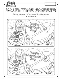 Spot the Difference - Valentine Sweets