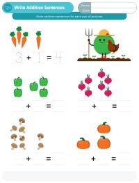 Write Addition Sentences